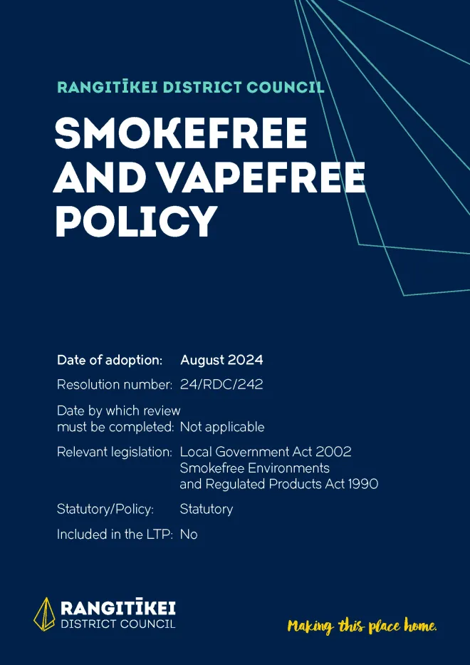 Smokefree and Vapefree Policy