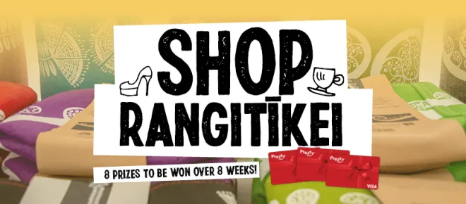 The banner for the Shop Rangitīkei promotion.