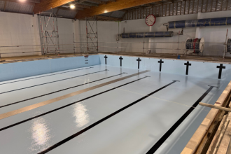 Marton Swim Centre repainting