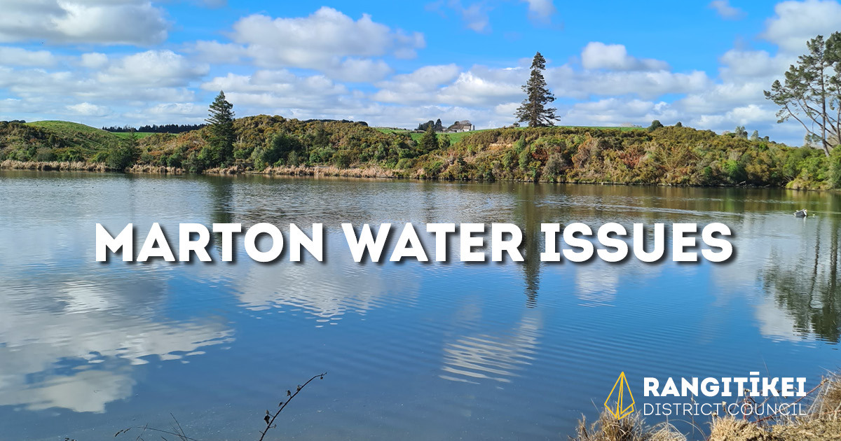 News: Oct 2020 - Marton Water Odour and Taste issues: Rangitikei ...